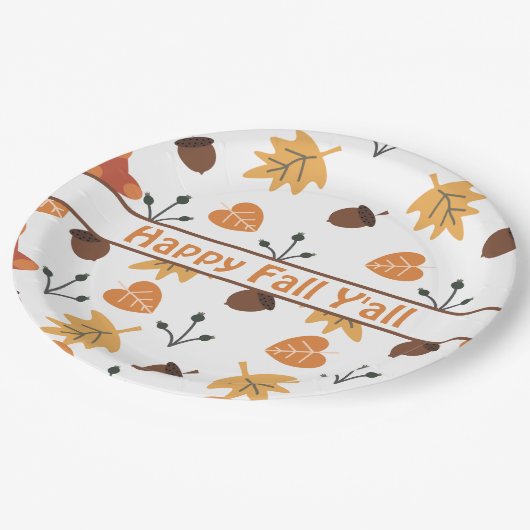 Fall Pappteller (Schrägansicht)