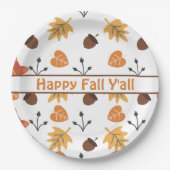Fall Pappteller (Vorderseite)
