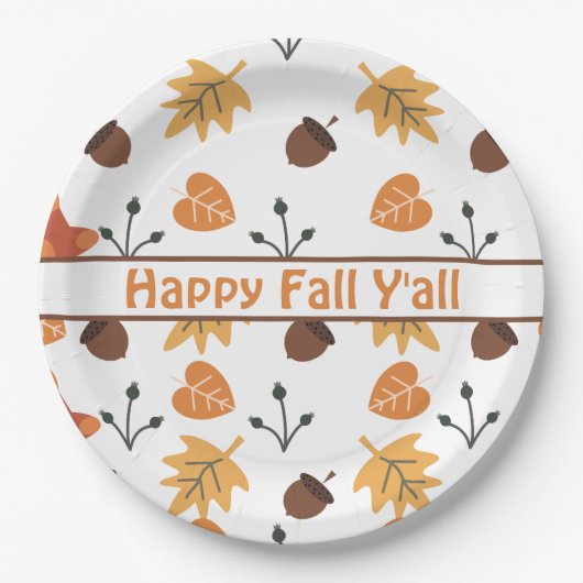 Fall Pappteller (Vorderseite)