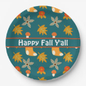 Fall Pappteller (Vorderseite)