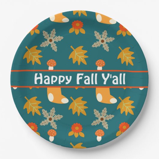 Fall Pappteller (Vorderseite)
