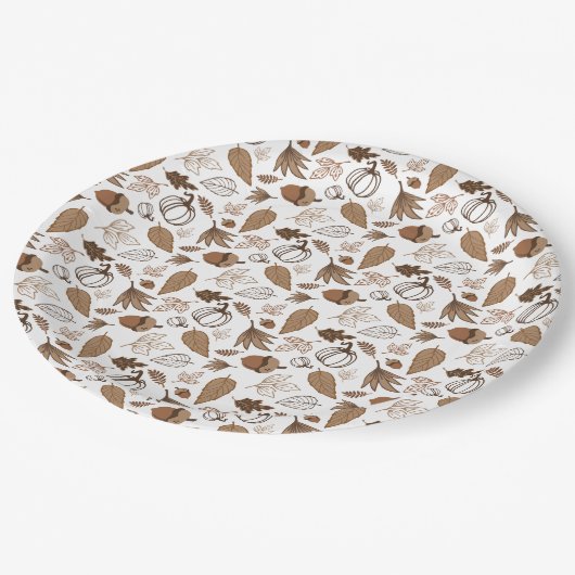 Fall Pappteller (Schrägansicht)