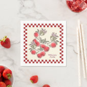 Fall Party Apple Ernte Erntedank personalisieren Serviette (Beispiel)