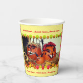 Fall-Party Pappbecher (Rückseite)