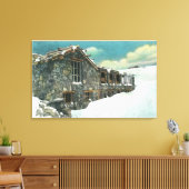 Fall-Pass-Weg-Brücke Museum Leinwanddruck (Insitu (Wohnzimmer))