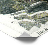 Fall-Pass-Weg-Brücke Museum Poster (Ecke)