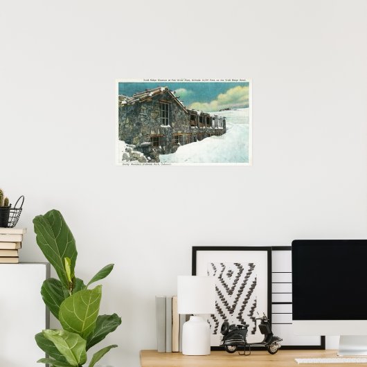 Fall-Pass-Weg-Brücke Museum Poster (Heimbüro)