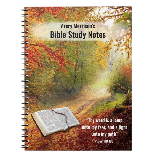 Fall Pathway Bible Notebook Notizblock (Vorderseite)