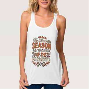 Fall Patriarchat Vintage Feministin Herbst-Shirt D Tank Top