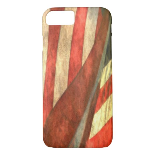 Fall "Patriotic American Flag iPhone 7" Case-Mate iPhone Hülle (Rückseite)