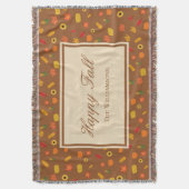 Fall Pattern Familienname Brown Decke (Vorderseite Vertikal)