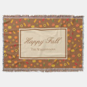Fall Pattern Familienname Brown Decke (Vorderseite)