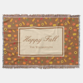 Fall Pattern Familienname Brown Decke