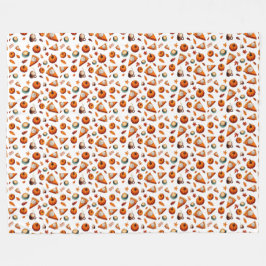 Fall Pattern Fleecedecke
