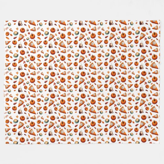Fall Pattern Fleecedecke (Vorderseite (Horizontal))