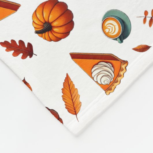 Fall Pattern Fleecedecke (Ecke)
