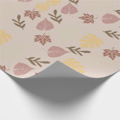 Fall Pattern Geschenk Geschenkpapier (Ecke)