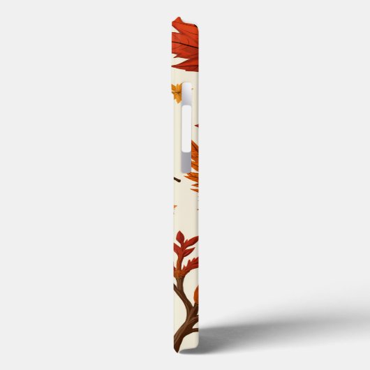 Fall Pattern iPhone Case (Rückseite / Links)