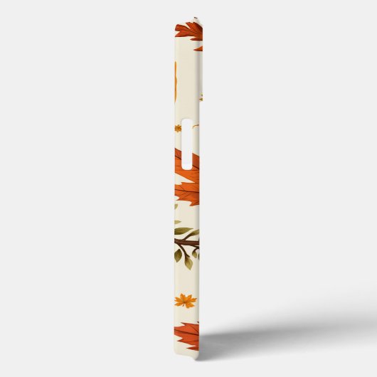 Fall Pattern iPhone Case (Rückseite / Rechts)