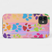 Fall Paw Prints iPhone 5 Case-Mate iPhone Hülle (Rückseite (Horizontal))