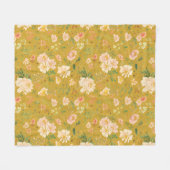 Fall Peach Blume Wasserfarbe Mustar Gelbe Decke (Vorderseite (Horizontal))