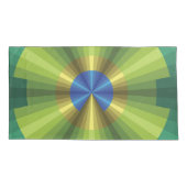 Fall Peacock Illusion Pillow Kissenbezug (Rückseite)