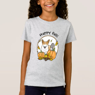 Fall Pembroke Welsh Corgi (rot 1) Pumpkins Niedlic T-Shirt