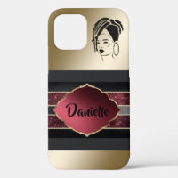 Fall personalisiert African Queen iPhone 12