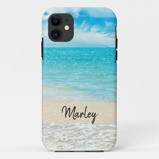 Fall "personalisiert Beach Scene Case-Mate iPhone" Case-Mate iPhone Hülle (Rückseite)