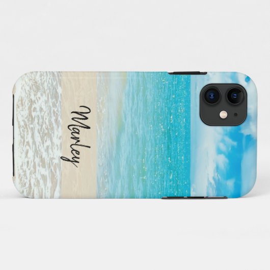 Fall "personalisiert Beach Scene Case-Mate iPhone" iPhone Hülle (Rückseite (Horizontal))