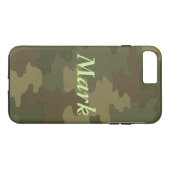 Fall personalisiert Dark Camouflage iPhone 7 Case-Mate iPhone Hülle (Rückseite (Horizontal))