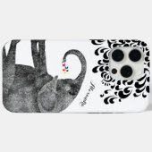 Fall "personalisiert Elephant Damask iPhone 6" Case-Mate iPhone Hülle (Rückseite (Horizontal))