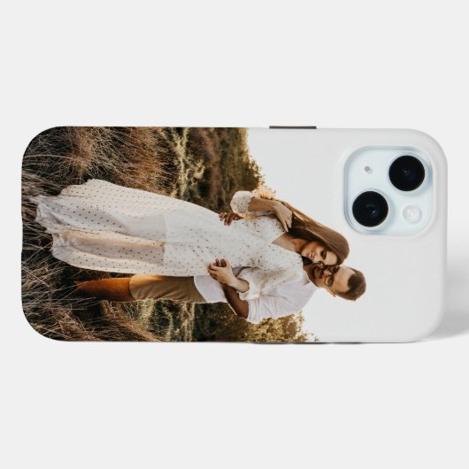 Fall personalisiert Foto iPhone 15 Case-Mate iPhone Hülle (Rückseite (Horizontal))