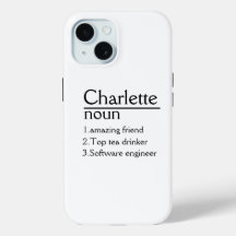 Fall personalisiert Name Definition iPhone 15