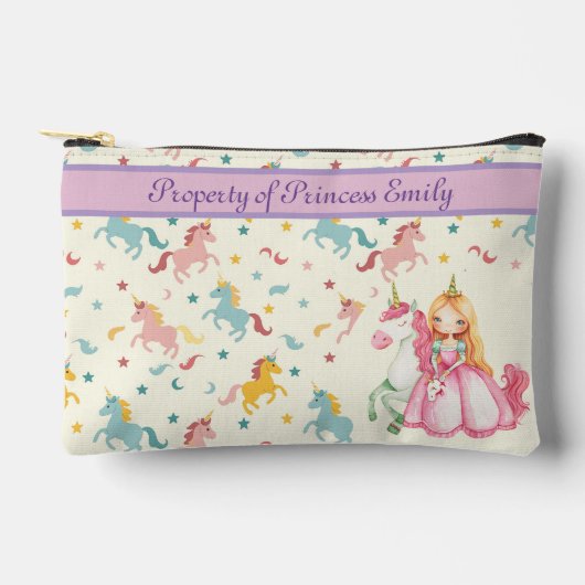 Fall personalisiert Princess Pencil Zubehörtasche (Vorderseite)