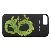 Fall "personalisierter grüner Drache" iPhone 7 Case-Mate iPhone Hülle (Rückseite (Horizontal))