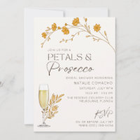 Fall Petals Prosecco Brautparty Party