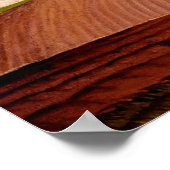 Fall Pflügen, 1931 von Grant Wood Poster (Ecke)