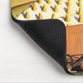 Fall Pflügen, schöne amerikanische Malerei Mousepad (Ecke)