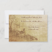 Fall Pheasant UAWG RSVP Karte (Vorderseite)