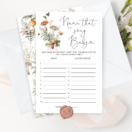 Fall Pilz Name dieses Lied Baby Dusche Spiel