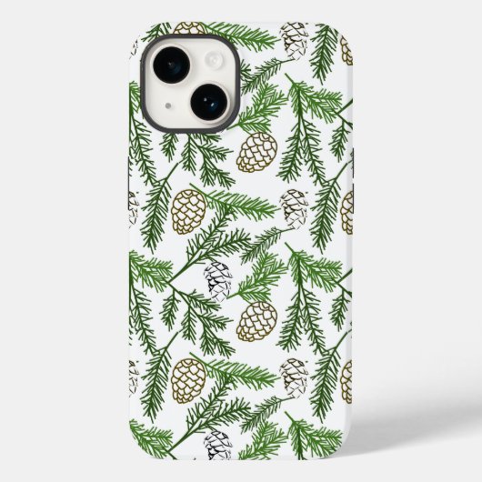 Fall Pine Branches Case-Mate iPhone Hülle (Rückseite)