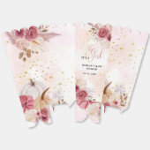 Fall Pink Pumpkin Floral Girl Dusche Gefallen Geschenkschachtel (Ungeklappt)