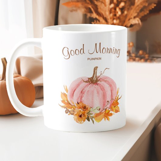 Fall Pink Pumpkin Kaffeemaschine Tasse