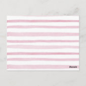 Fall Pink Pumpkin Truck Kinderbucheinlage Karte (Rückseite)