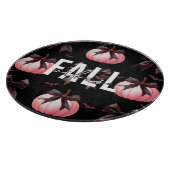 Fall Pink Pumpkins Muster Schneidebrett (Ecke)