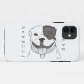 Fall Pitbull Liebe iPhone 5 Case-Mate iPhone Hülle (Rückseite (Horizontal))