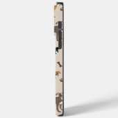 Fall Pitbull Paws and Bones Case-Mate iPhone Hülle (Rückseite / Links)