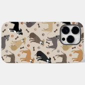 Fall Pitbull Paws and Bones Case-Mate iPhone Hülle (Rückseite (Horizontal))