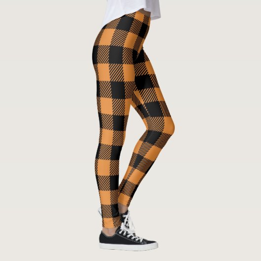 Fall Plaid Pattern Leggings (Rechts)